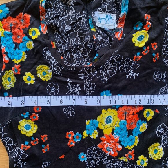 Vintage Henry Allen Montreal 70s Floral Maxi Dress | Size Small-Handmade Canada - Picture 11 of 12